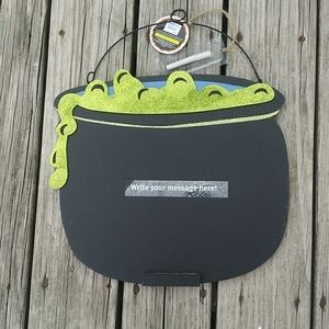 Chalk Board Indoor Wall Decoration, Witches Cauldron